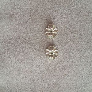 SS "Knot" earrings. Full set pouch, box, ribbon. Original backs. Giftable. $425